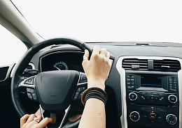 豪华汽车中控台