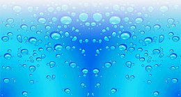 夏日蓝色水滴效果设计