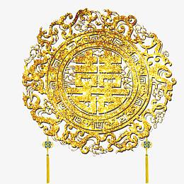 金色喜字