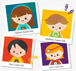 儿童教育照片墙