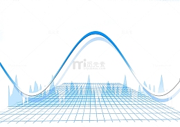 蓝色高山抛物线