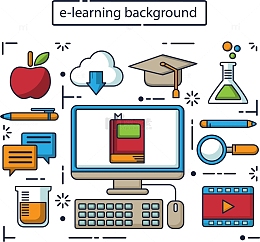 网络学习扁平化图标元素