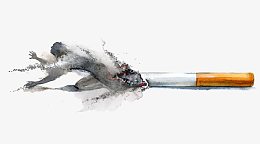 创意的吸烟危害健康