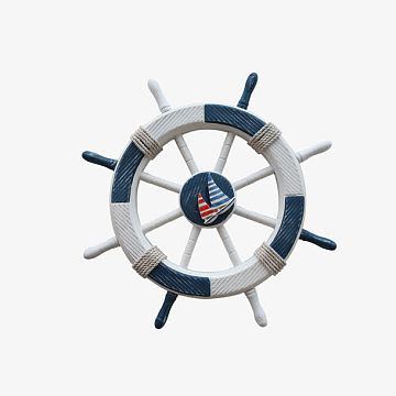 月亮船png卡通船舵png小船aipng创意户外露营旅行矢量素材png船头png