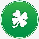 圣派翠克天三叶草图标