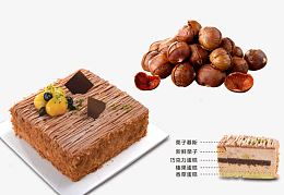 栗子和蛋糕