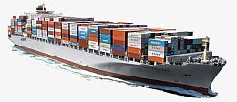 集装箱大型货船