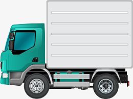 矢量手绘小货车