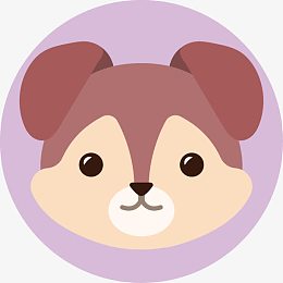 手绘可爱的动物头像