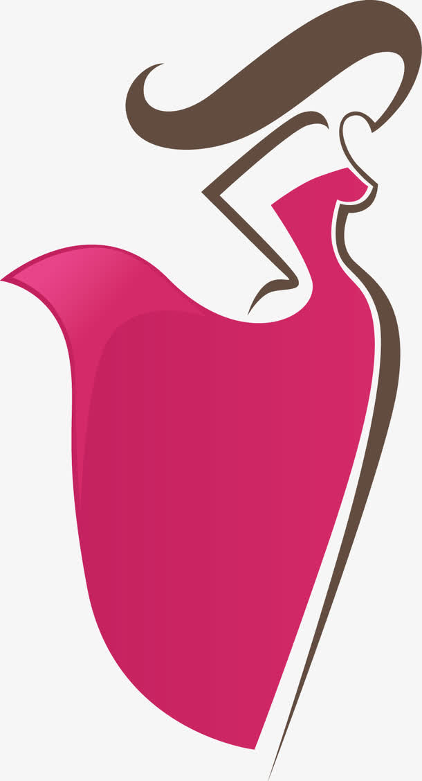 手绘女性矢量素材素材免费下载_觅元素