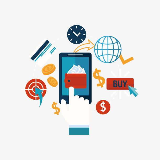 矢量网购创意素材