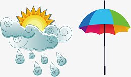 太阳和雨伞
