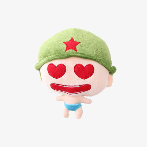 毛绒玩具色眯眯表情素材