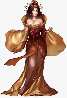 国风手绘女元帅
