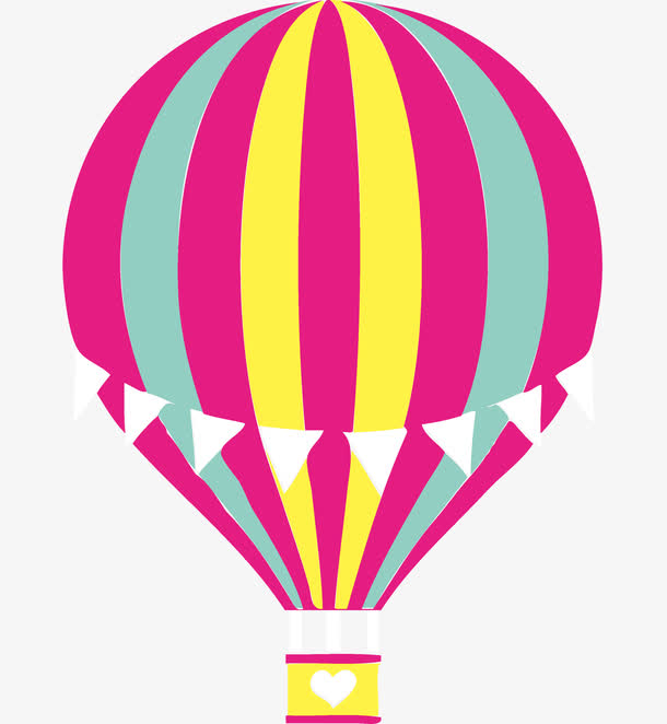 卡通可爱热气球
