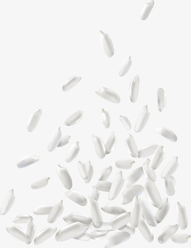 白色大米矢量设计素材免费下载_觅元素