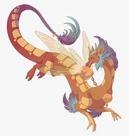 矢量卡通龙