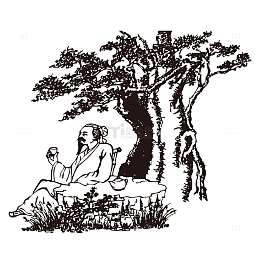 素描古代人物