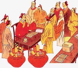 古代人物休闲作乐