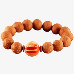 凤眼菩提手串实物图