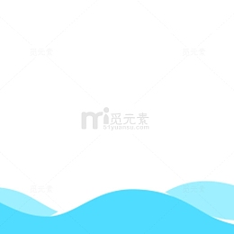 蓝色卡通波浪纹理