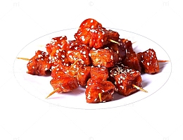 孜然休闲食品麻辣牙签肉