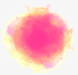 粉色水彩晕染效果