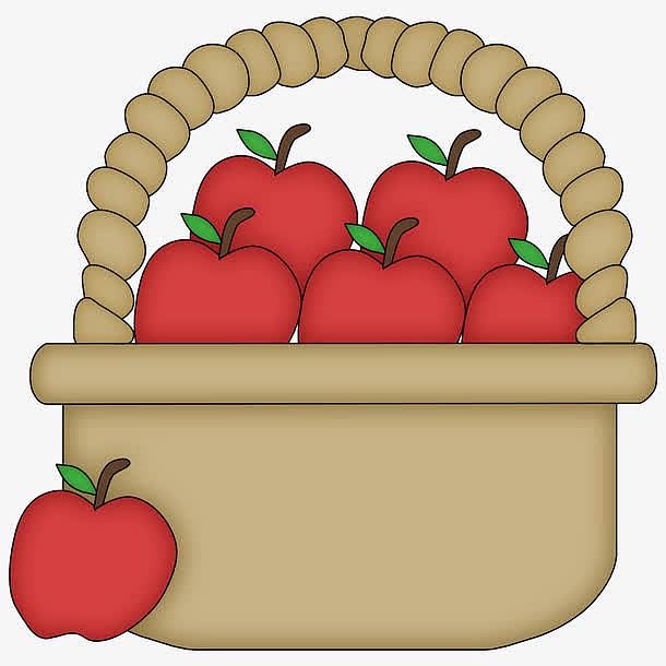 篮子里的红苹果