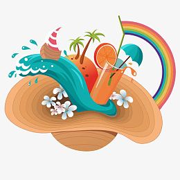 夏日元素下载