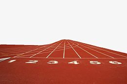 有数字的塑胶跑道设计素材