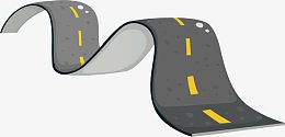 起伏不平的公路