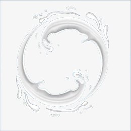 圆环形牛奶