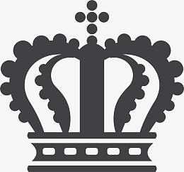 黑色皇冠装饰图案