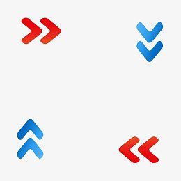 箭头指示方向图案