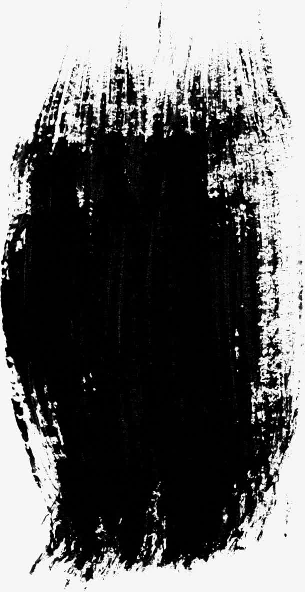 黑色漂亮墨迹蒙版素材免费下载_觅元素