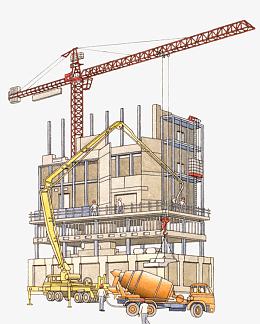 建筑工地插画