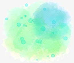 矢量手绘水彩晕染