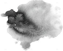 灰色系水彩晕染效果