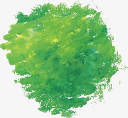 涂鸦绿色笔刷