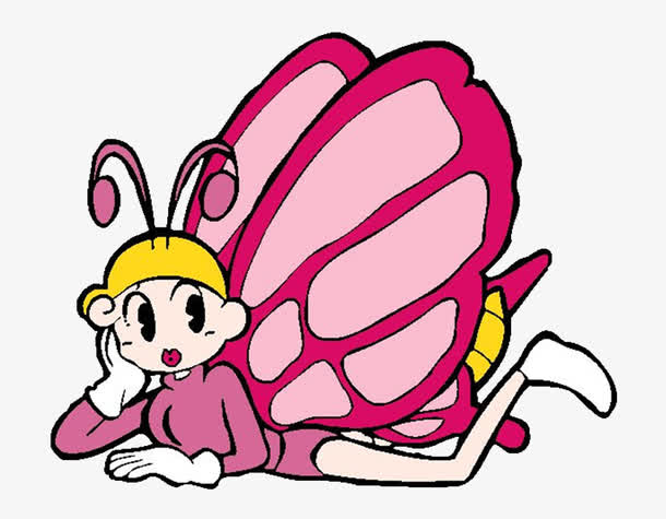 卡通蝴蝶仙子
