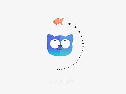 小猫与鱼加载图