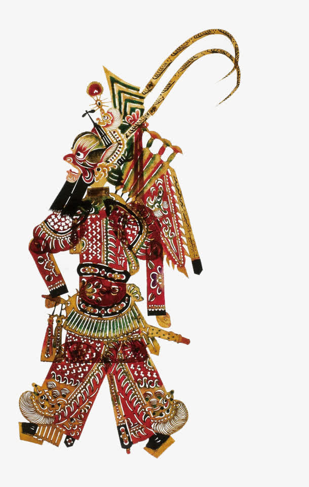 皮影戏,民间,戏剧,人物剪影,非物质文化[声明] 觅元素所有素材为