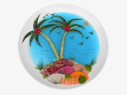 夏日海滩图片