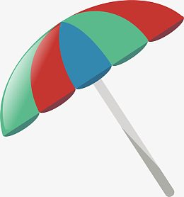 矢量沙滩太阳伞