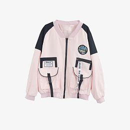 粉色棒球服