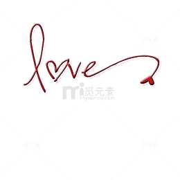 英文艺术字LOVE