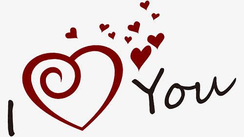 爱情浪漫love字母艺术字