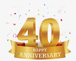 四十周年庆素材图片