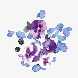 手绘喇叭花