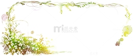 延伸花边蔓藤花纹素材